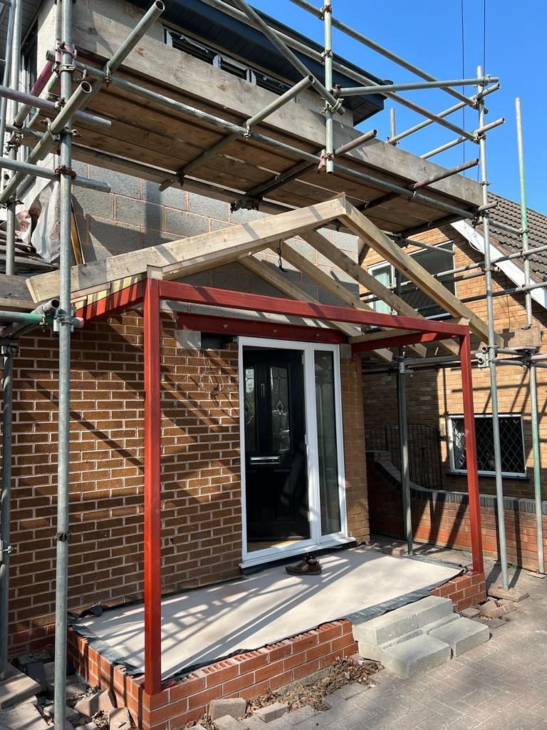 Structural Steel - Porch