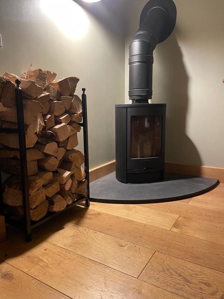 Small Bespoke Metal Log Store