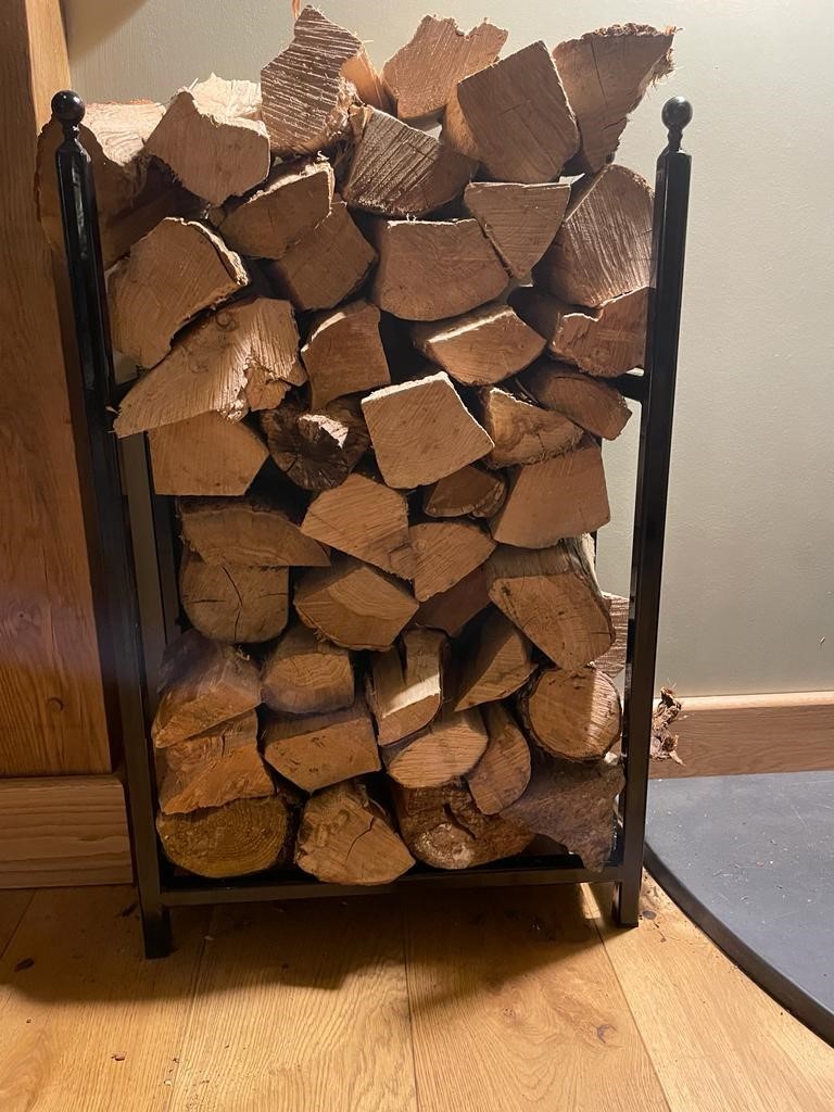 Small Bespoke Metal Log Store