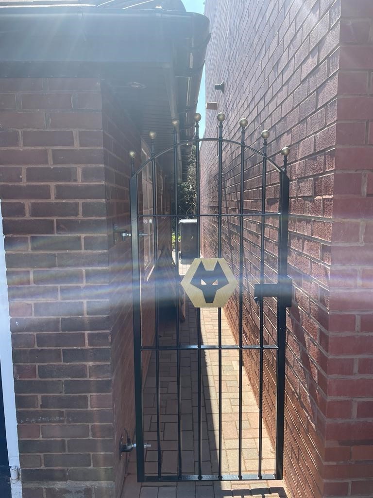 Wolves Steel Bespoke Gate